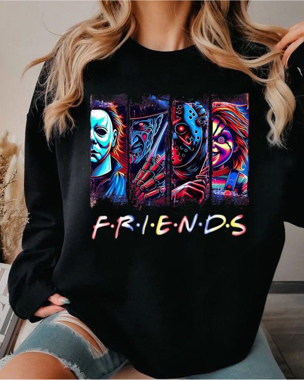 Horror Friends Halloween Shirt – Sweatshirts