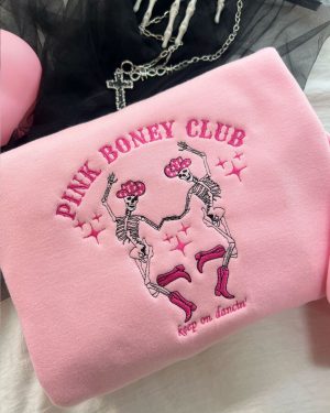 Pink Boney Club Chappell Roan – Emboroidered Sweatshirt