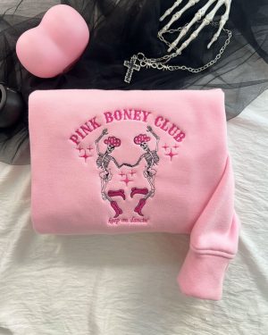 Pink Boney Club Chappell Roan – Emboroidered Sweatshirt