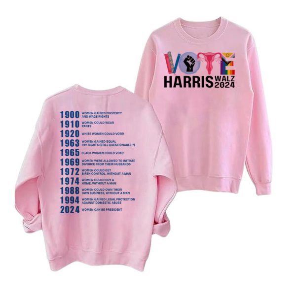 VOTE Harris Walz 2024 shirt – sweatshirts