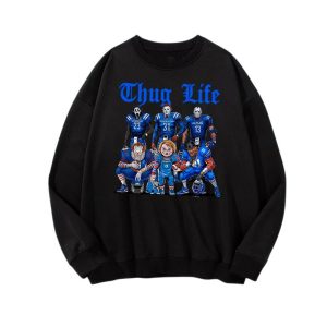 Horror Friends Thug Life Foolball Halloween Shirt – Sweatshirts