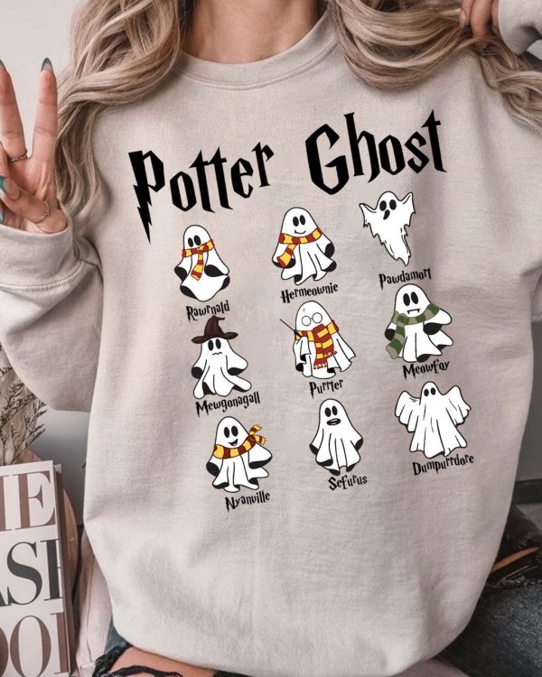 Potter Ghost Halloween Sweatshirt – Shirts – Hoodie