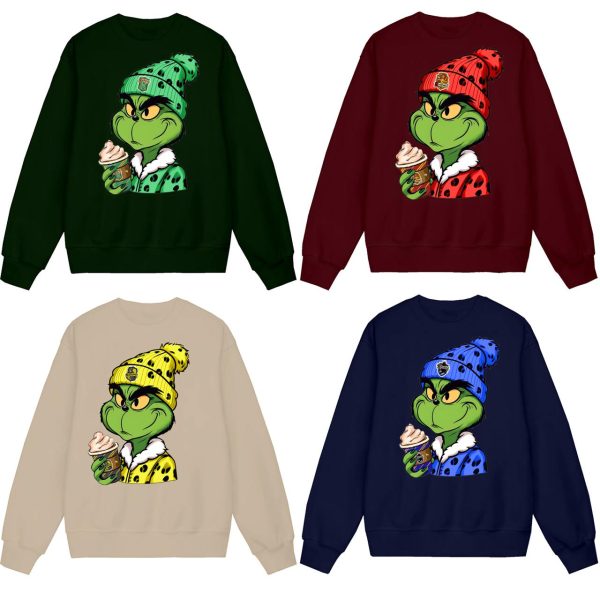 Grinch X Hogwarts house Halloween Shirts – Sweatshirt – Hoodie