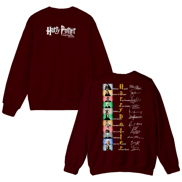 Potter all characters Signatures Shirt – Sweatshirts – Hoodie