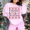 Women Right Check Your Privilege Christmas Sweatshirt - Hoodie - Image 2