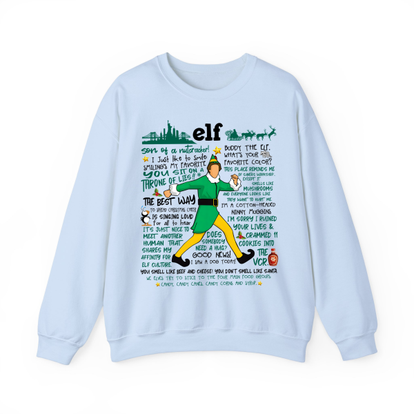 Buddy Elf OMG Santa I Know Him shirt – Sweatshirt – Hoodie