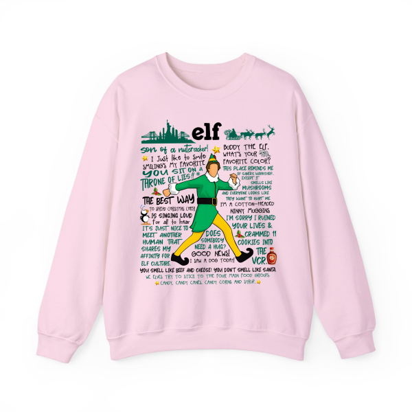 Buddy Elf OMG Santa I Know Him shirt – Sweatshirt – Hoodie