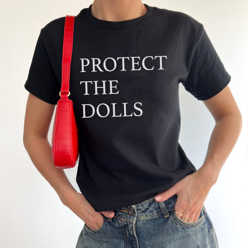 Protect The Dolls Baby Tee - Image 2