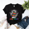 Ah, Men LGBTQ Pride Shirt - Image 2