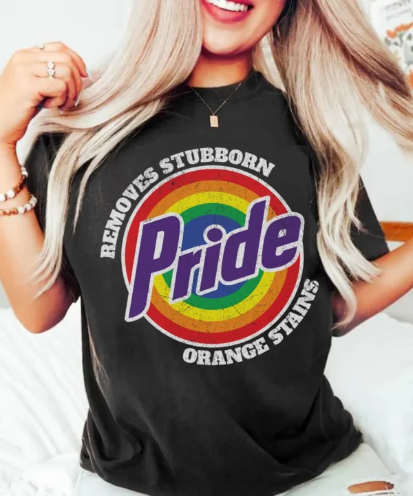 Pride Removes Stubborn Orange Stains Shirt