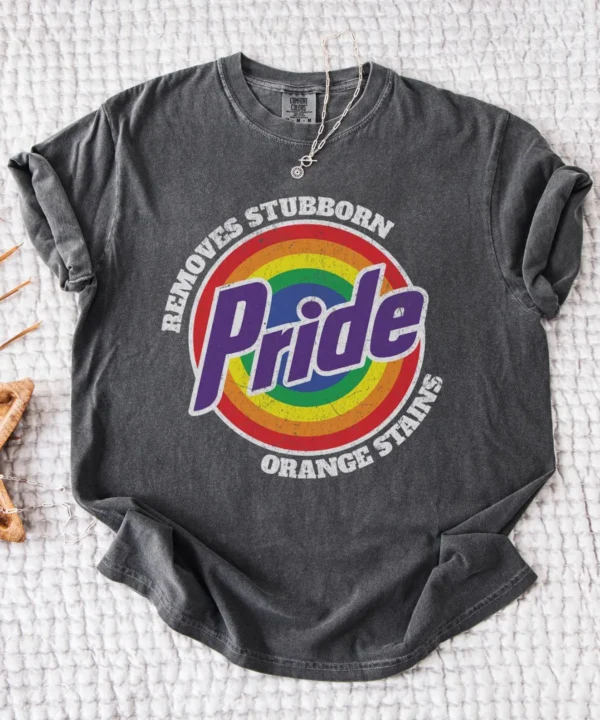 Pride Removes Stubborn Orange Stains Shirt