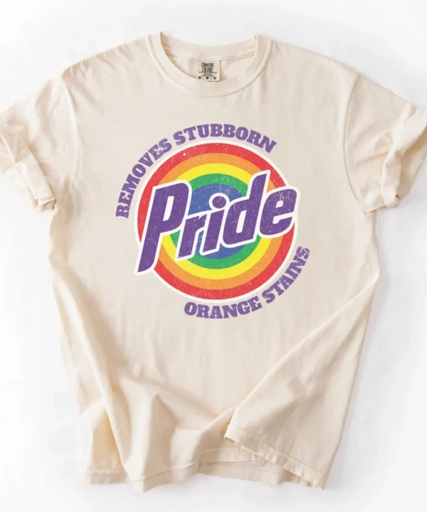 Pride Removes Stubborn Orange Stains Shirt