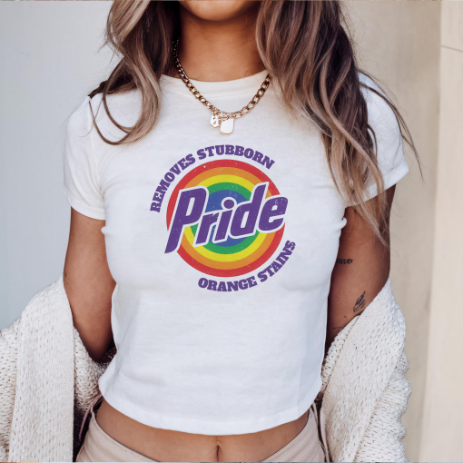 Pride Removes Stubborn Orange Stains Baby Tee