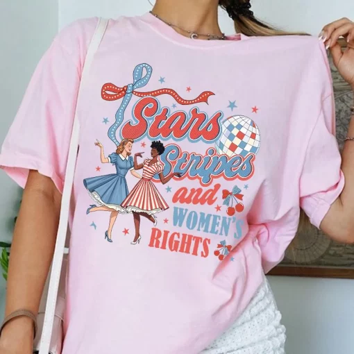 Star Stripe And Women Right Shirt - Image 3