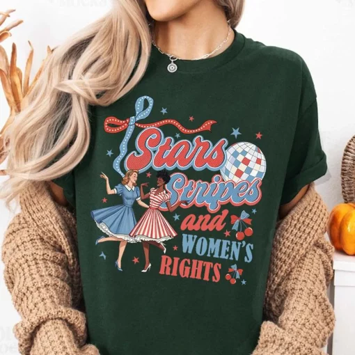 Star Stripe And Women Right Shirt - Image 5