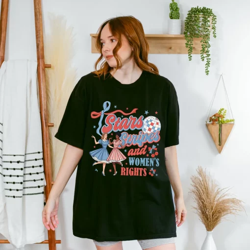 Star Stripe And Women Right Shirt - Image 2