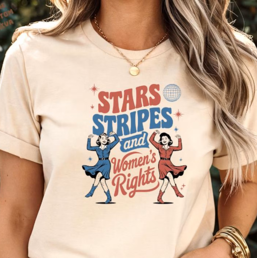 Star Stripe And Women Right Shirt - Image 2