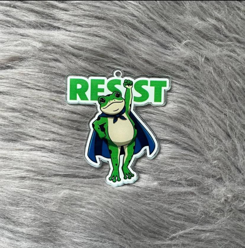 Portland Frog Christmas Ornament - Image 2