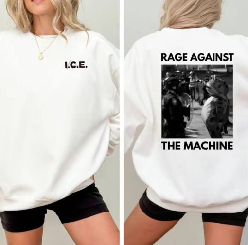 Rage Against The Machine F*ck ICE 2sided Shirt