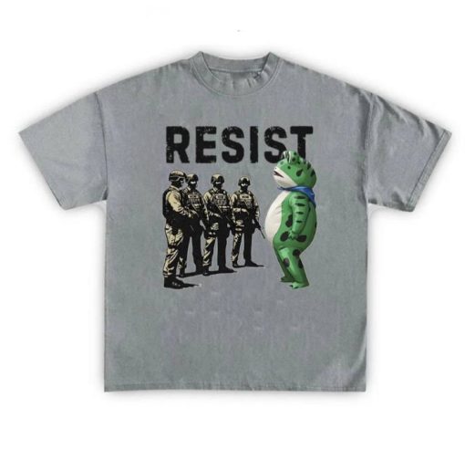 Resist Portland Frog Activist Shirt - Image 5