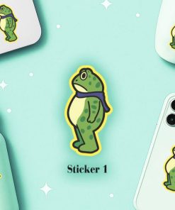 Portland Frog Sticker