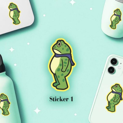 Portland Frog Sticker - Image 2