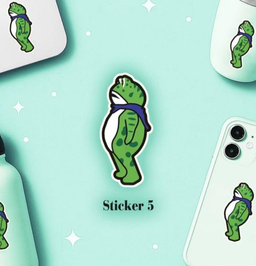 Portland Frog Sticker - Image 4