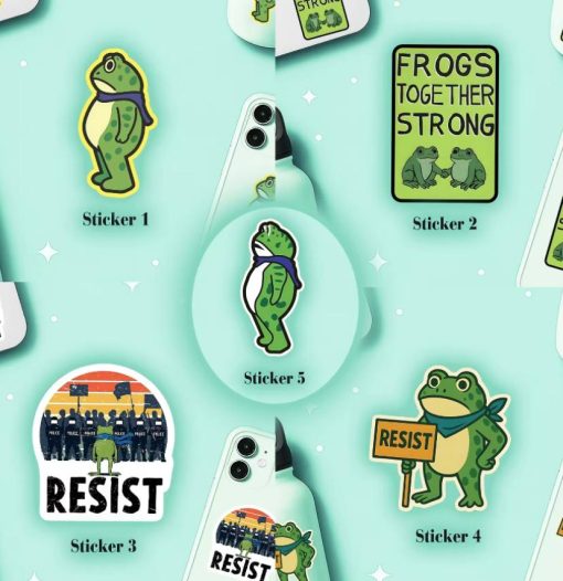 Portland Frog Sticker