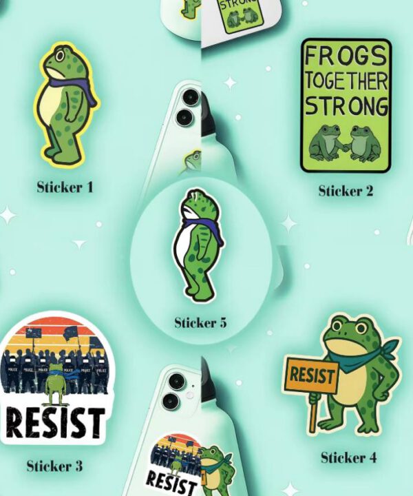 Portland Frog Sticker