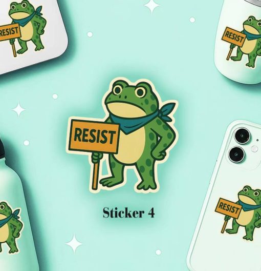 Portland Frog Sticker - Image 6