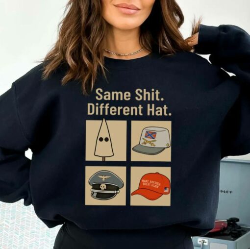 Same Shit Different Hat Shirt - Image 2