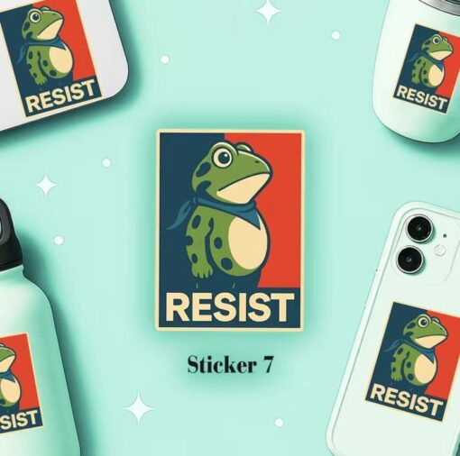 Portland Frog Sticker - Image 11