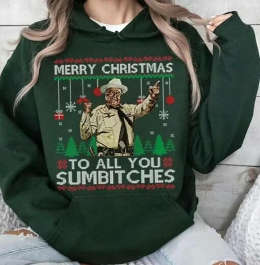 Merry Christmas To All You Sumbitches Shirt - Image 2