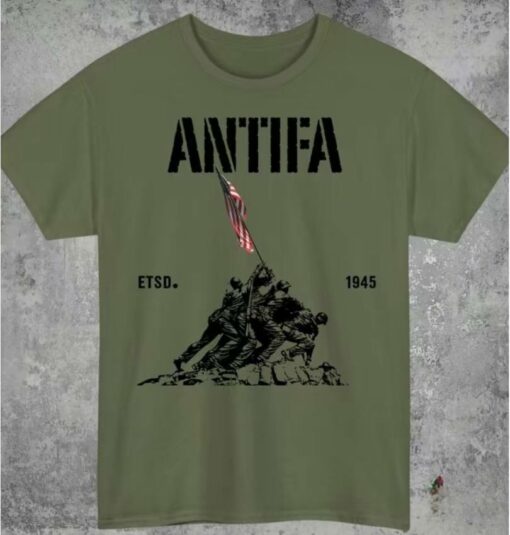 Antifa Estd 1945 Shirt - Image 2