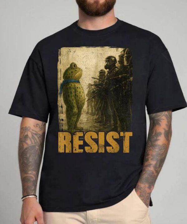 Resist Portland Frog Shirt