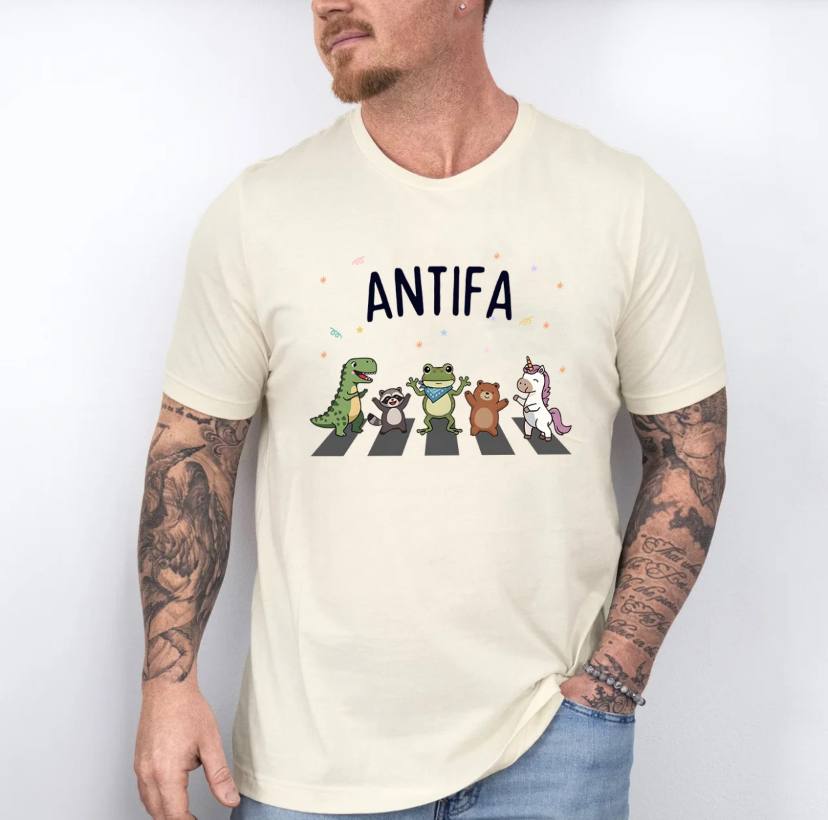 ANTIFA Inflatable Costume Portland Frog Shirt