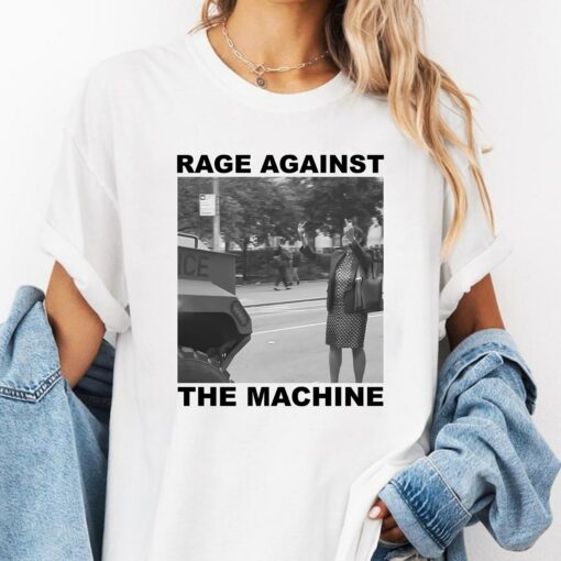 Rage Against The Machine NYC Dress Women F*ck ICE Shirt - Image 3