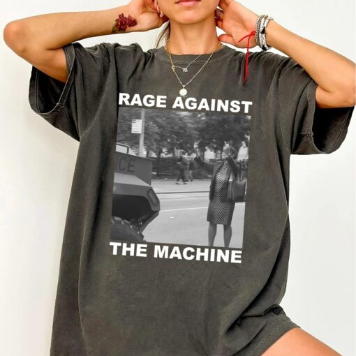 Rage Against The Machine NYC Dress Women F*ck ICE Shirt - Image 2