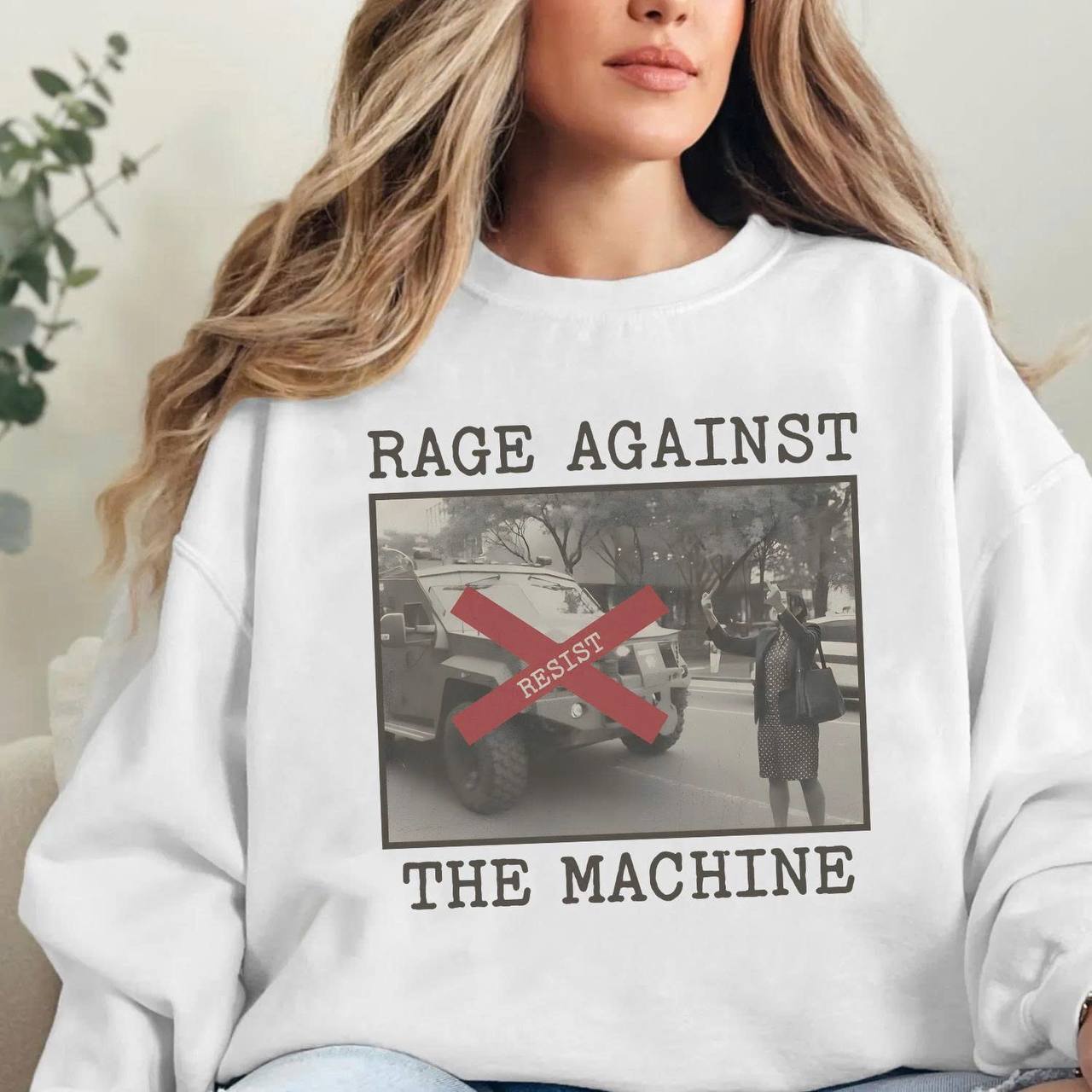 Resist NYC Dress Women F*ck ICE Rage Against Shirt - Image 3