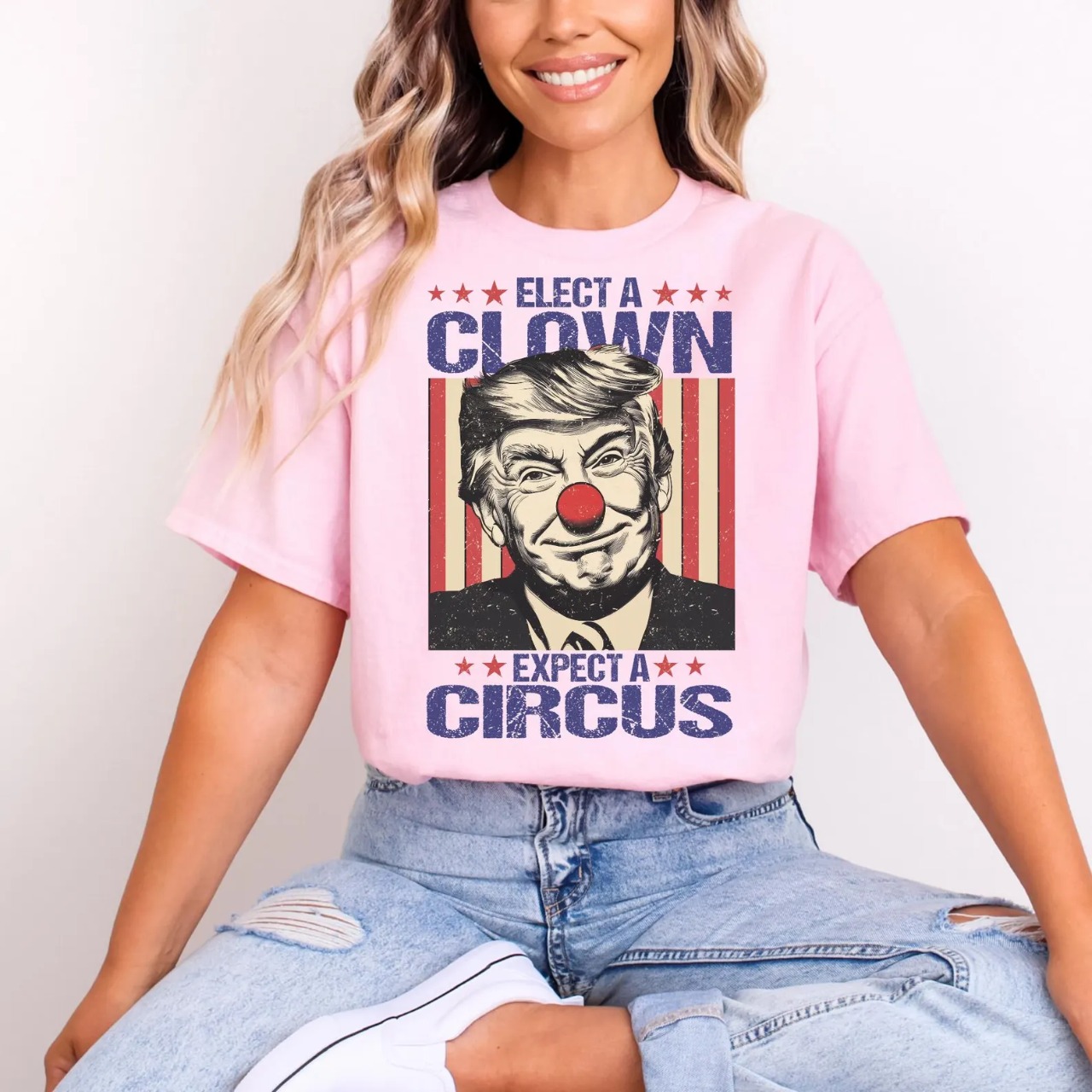 Elect A Clown Expect A Circus Shirt - Image 3