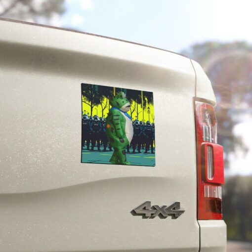 Portland Frog Car Magnet - Image 5