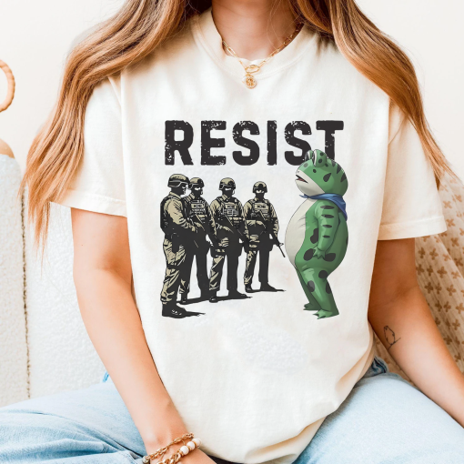 Resist Portland Frog Activist Shirt