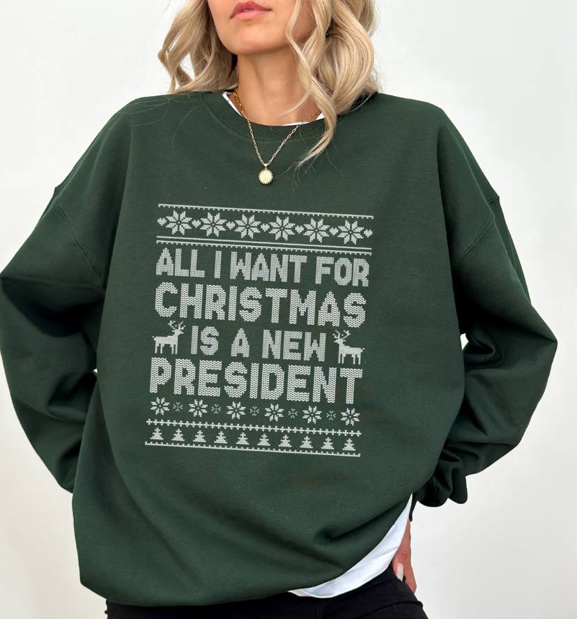 All I Want For Christmas Is A New President Shirt - Image 3