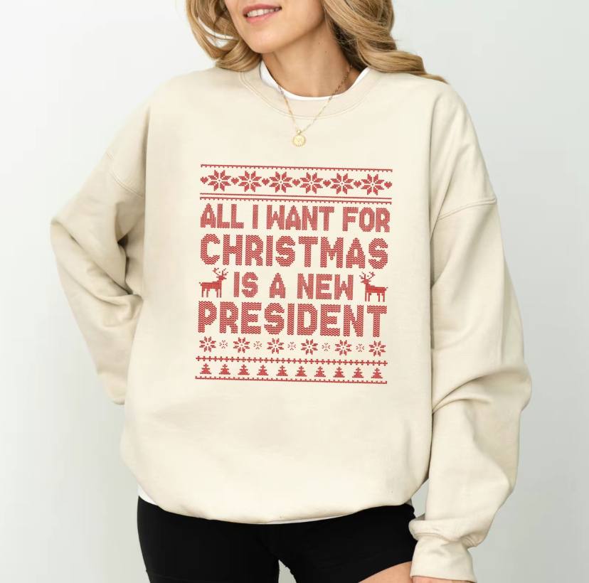 All I Want For Christmas Is A New President Shirt - Image 4