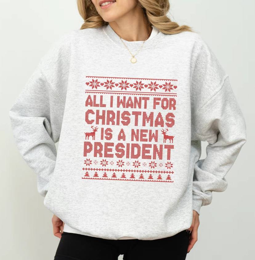 All I Want For Christmas Is A New President Shirt - Image 2