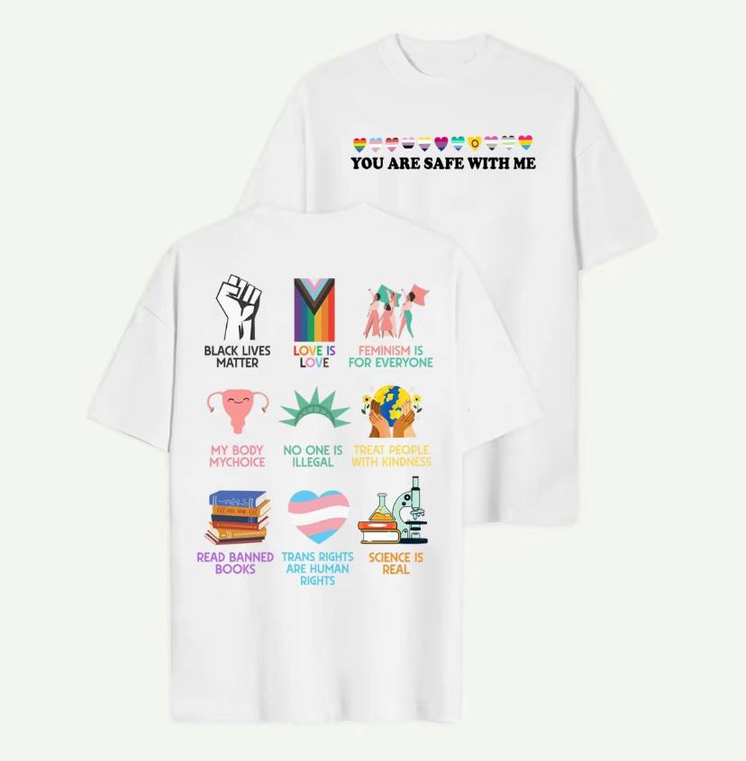 You Are Safe With Me Shirt - Image 3