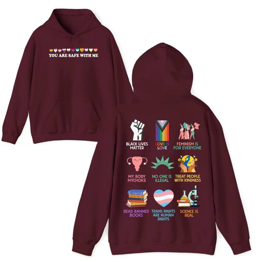 You Are Safe With Me Shirt - Image 2