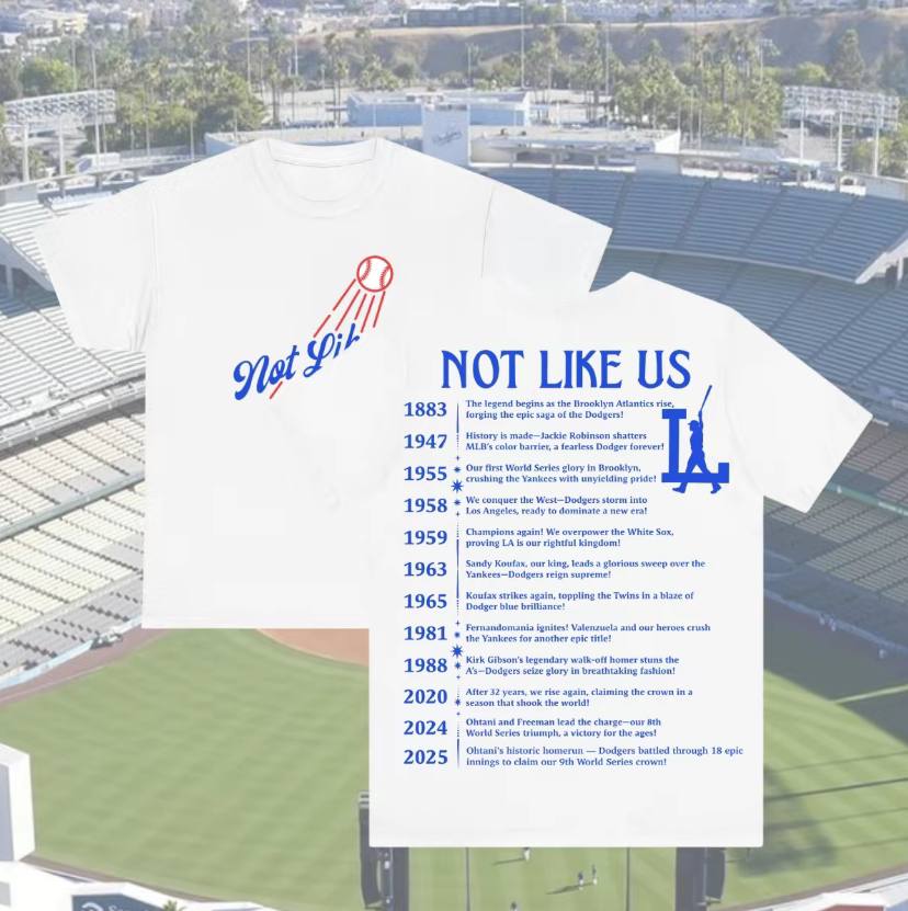 2025 They Not Like Us Champion Shirt