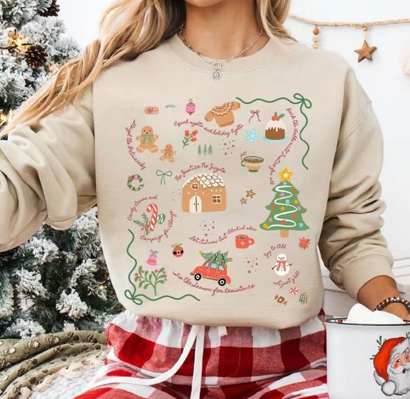 Doodle Anti Trump Christmas Shirt - Image 4