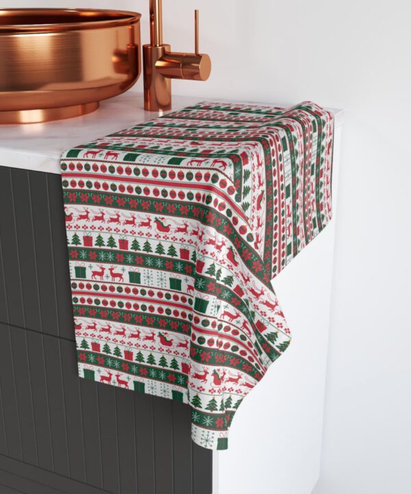 Xmas F*ck Trump Christmas Hand Towel